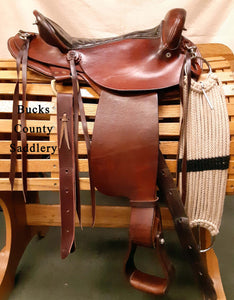 16" SQHB American Circle A Endurance Saddle with Fittings 07895