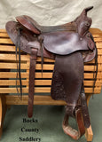 15"  Tex Tan Barrel Western Saddle 08347