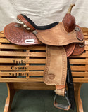 15"  Tex Tan Barrel Western Saddle 08347