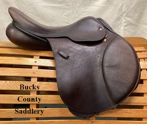 17.5"  Jeremy Rudge Close Contact Event Saddle  08456