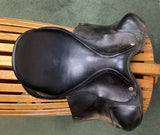 17.5" Verhan Odyssey Dressage Saddle 08537  SOLD 10/9/2025