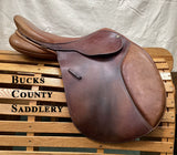 17.5" Bates Caprilli Close Contact Saddle   08578