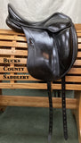 17" Childeric Monoflap Dressage Saddle 08661