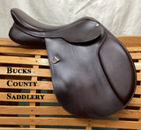 17.5" Bates Caprilli Close Contact Saddle   08671