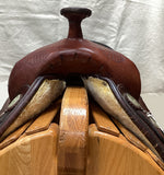 17" TexTan Tex-Flex Western Saddle  08685