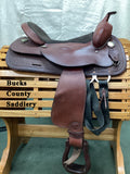 17" TexTan Tex-Flex Western Saddle  08685