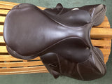 17.5" Custom Saddlery Monoflap Dressage Saddle  08698