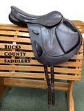17.5" Custom Saddlery Monoflap Dressage Saddle  08698