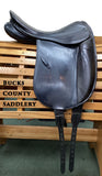 18" Stubben Monoflap Dressage Saddle  08704