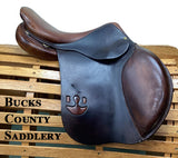 17.5" Bruno Delgrange Close Contact Saddle   08737