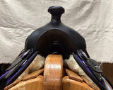 11" Tough 1 Purple Krypton Pony Western Saddle  24165