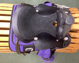 11" Tough 1 Purple Krypton Pony Western Saddle  24165