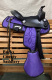 11" Tough 1 Purple Krypton Pony Western Saddle  24165