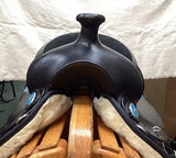 13" Tough 1 Youth Blue Western Saddle  24166