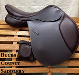 17" Bates Caprilli Close Contact Saddle  24169